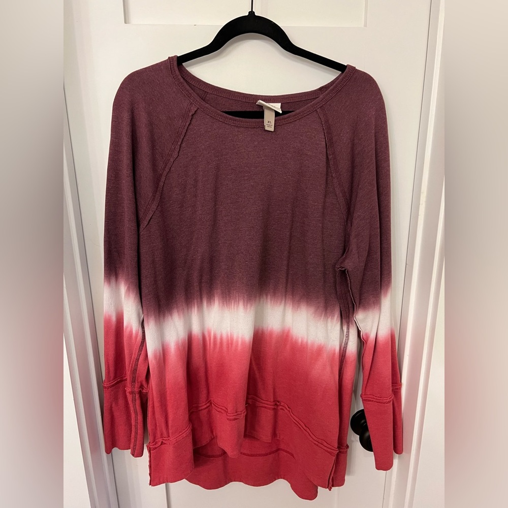 Knox Rose color block long sleeve